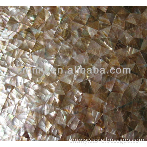 rainbow color shell mosaic tiles